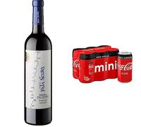 Pata Negra Crianza, Vino Tinto D.O Ribera del Duero, 750 ml & Coca-Cola Zero Azúcar, 6 x 200ml