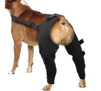 Pata trasera para perro - Soporte para piernas de 12 pulgadas | Rodilla protectora - Codera ajustable para perros de compañía para patas traseras Recuperación suave y cómoda para perros Adecuado p