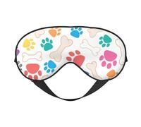 Pata y hueso de perro, Cubreojos completos Antifaz bloqueador de luz Antifaz para dormir Antifaz suave con los ojos vendados Noche