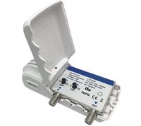 Patabit Amplificador de Antena de TV Interior | Repetidor de Señal Digital Terrestre | Potenciador Con Filtro LTE VHF25dB/UHF25dB (Amplificador Interior Lite)