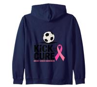 Patada para la curación de la Conciencia sobre el cáncer de Mama Sudadera con Capucha