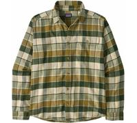 Patagonia - Camisas - M's L/S LW Fjord Flannel Shirt Rocky: Old Growth Green - Talla M - Verde Verde M
