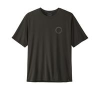 Patagonia Camiseta Capilene Cool Daily Shirt - Spoke Stencil negro M