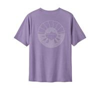 Patagonia Camiseta gráfica de agua Capilene Cool Daily lila S