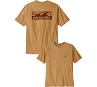 Patagonia - Camisetas - M's Boardshort Logo Pocket Responsibili-Tee Talon Gold - Talla L - Marrón Marrón L