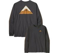 Patagonia - Camisetas - M's L/S Driftways Organic T-Shirt Ink Black - Talla L - Negro Negro L