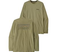 Patagonia - Camisetas - M's L/S P-6 Logo Responsibili-Tee P-6 Outline Gumtree Green - Talla M - Verde Verde M