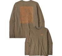 Patagonia - Camisetas - M's L/S Strataspire Responsibili-Tee Wing Grey - Talla 149 - Gris Gris 149