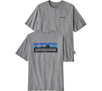 Patagonia - Camisetas - M's P-6 Logo Responsibili-Tee Gravel Heather - Talla L - Gris Gris L