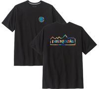 Patagonia - Camisetas - M's Unity Fitz Responsibili-Tee Ink Black - Talla 149 - Negro Negro 149