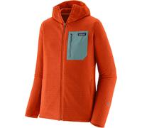 Patagonia - Forros polares - M's R1 Air Full-Zip Hoody Coal Orange - Talla L - Naranja Naranja L
