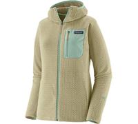 Patagonia - Forros polares mujer - W's R1 Air Full-Zip Hoody Weathered Stone para Mujer - Talla M - Verde Verde M