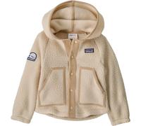 Patagonia - Forros polares/plumíferos niños - Baby Retro Pile Jkt Live Simply Whale Patch: Dark Natural - Talla Infantil 3 años - Beige Beige 3 años