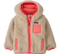 Patagonia - Forros polares/plumíferos niños - Baby Retro-X Hoody Natural w/Sparkle Pink - Talla Infantil 3 años - Beige Beige 3 años