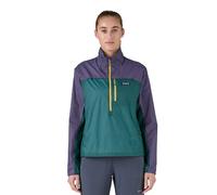 Patagonia Houdini Stash Half-Zip pullover de media cremallera para Mujer | EU XS in Wetland Blue/Solstice Purple