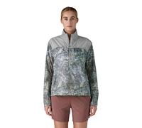 Patagonia Houdini Stash Half-Zip pullover para Mujer en Rock Wash: Thermal Blue/Salt Grey | EU L