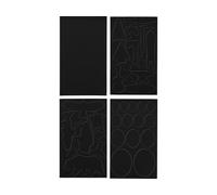 Patagonia Kit de reparación de parches Worn Wear negro one_size