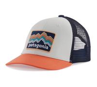 K's Trucker Hat 66032 Patagonia Ridge Rise Stripe: COHO Coral Talla única Unisex Adulto
