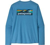 Patagonia - Ropa de senderismo - M's L/S Cap Cool Daily Shirt Boardshort Logo Shore Blue Light X-Dye - Talla M - Azul Azul M