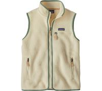 Patagonia - Marcas - W's Retro Pile Vest Natural w/Ellwood Green para Mujer - Talla M - Beige Beige M