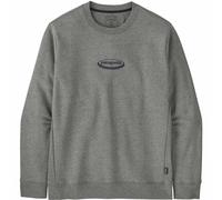 Patagonia M's '95 Oval Logo Uprisal Crew Sweatshirt sudadera hombre - Gravel Heather - L