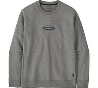 Patagonia M's '95 Oval Logo Uprisal Crew Sweatshirt sudadera hombre - Gravel Heather - XS