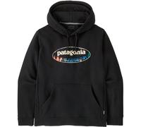 Patagonia M's '95 Oval Logo Uprisal Hoody sudadera con capucha hombre - Black: Kaleido - M