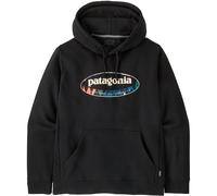 Patagonia M's '95 Oval Logo Uprisal Hoody sudadera con capucha hombre - Black: Kaleido - XXL