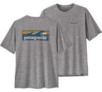 Patagonia - M's Cap Cool Daily Graphic Shirt Feather Grey - Talla M - Gris Gris M
