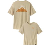 Patagonia - M's Cap Cool Daily Graphic Shirt - Lands Driftways: Pumice X-Dye - Talla 141 - Naranja Naranja 141