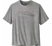 Patagonia - M's Cap Cool Daily Graphic Shirt Stratapeaks: Feather Grey - Talla S - Gris Gris S