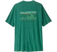 Patagonia - Ropa de senderismo - M's Cap Cool Daily Shirt '73 Skyline Gem Green Light Gem Green X-Dye - Talla XL - Verde Verde XL