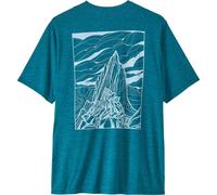 Patagonia M's Cap Cool Daily Shirt - Cloud Crag camiseta hombre - Glacial Blue - Light Glacial Blue X-Dye - M