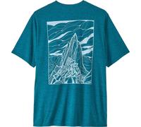 Patagonia M's Cap Cool Daily Shirt - Cloud Crag camiseta hombre - Glacial Blue - Light Glacial Blue X-Dye - S
