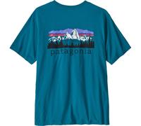 Patagonia M's Fitz Roy Foothills T-Shirt camiseta hombre - Glacial Blue - L