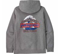 Patagonia Great Waves Uprisal sudadera con capucha para hombre | EU XL in Gravel Heather