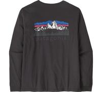 Patagonia M's L/S Fitz Roy Foothills T-Shirt camiseta de manga larga hombre - Ink Black - M