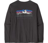 Patagonia M's L/S Fitz Roy Foothills T-Shirt camiseta de manga larga hombre - Ink Black - XS