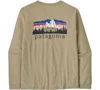 PATAGONIA M's L/s Fitz Roy Foothills T-shirt - Hombre - Gris / Verde - talla L- modelo 2027