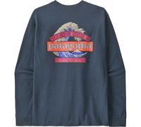 Patagonia M's L/S Great Waves Responsibili-Tee camiseta de manga larga hombre - Summit Blue - S