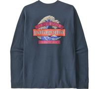 Patagonia M's L/S Great Waves Responsibili-Tee camiseta de manga larga hombre - Summit Blue - XL