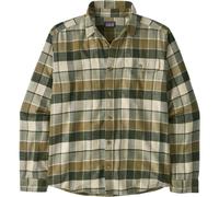 Patagonia - Camisas - M's L/S LW Fjord Flannel Shirt Rocky: Old Growth Green - Talla M - Verde Verde M