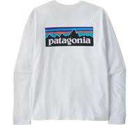 PATAGONIA M's L/s P-6 Logo Responsibili-tee - Hombre - Blanco - talla M- modelo 2027