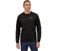 Patagonia Camiseta de manga larga P-6 Logo Responsibili-Tee Hombre Negro L