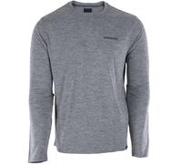 PATAGONIA M's Ls Cap Cool Daily Graph Shirt - Waters - Hombre - Gris - talla S- modelo 2026