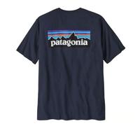 Patagonia M's P-6 Logo Responsibili-tee Camiseta, Azul Marino, S Hombres