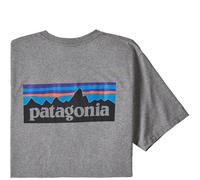 Patagonia M's P-6 Logo Responsibili-Tee camiseta hombre - Gravel Heather - S