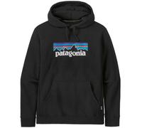 Patagonia P-6 Logo Uprisal Sudadera con Capucha, Negro/Blanco, S, Negro/Blanco, S