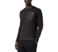 Patagonia M's R1 Air Crew Sudadera, Hombre, Negro, L
