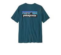 Patagonia P-6 Logo Responsibili-Tee camiseta para hombre | EU M in Glacial Blue